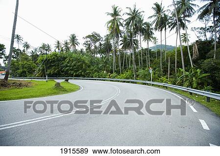 Stock Photo - Winding Road. Fotosearch