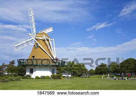 Windmill At City Beach Park; Oak Harbor, Whidbey Island, Washington State, Usa View Large Photo Image Stock Photo - Windmill At City Beach Park; Oak Harbor, Whidbey Island, Washington State, Usa. Fotosearch