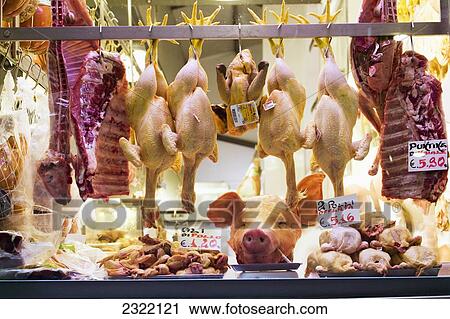 Window display of butcher shop; Bologna, Emilia-Romagna, Italy View Large Photo Image Stock Image - Window display of butcher shop; Bologna, Emilia-Romagna, Italy. Fotosearch