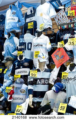 Window Shop With The Argentinian National Flag Colours In Calle Florida, Retiro, Buenos Aires, Argentina View Large Photo Image Stock Photo - Window Shop With The Argentinian National Flag Colours In Calle Florida, Retiro, Buenos Aires, Argentina. Fotosearch