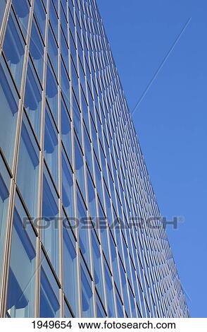 Windows On The Side Of An Office Tower; Montreal Quebec Canada View Large Photo Image Picture - Windows On The Side Of An Office Tower; Montreal Quebec Canada. Fotosearch