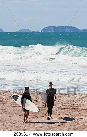Windsurfers; New Zealand View Large Photo Image Stock Photo - Windsurfers; New Zealand. Fotosearch