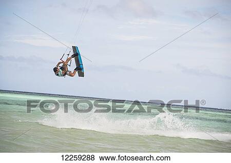 Windsurfing; Vavau, Tonga View Large Photo Image Stock Photo - Windsurfing; Vavau, Tonga. Fotosearch