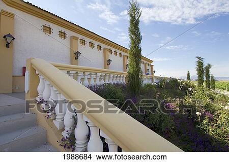 Picture - Wine Cellar Of Estancia El Cuadro, Casablanca Valley, Valparaiso Region, Chile. Fotosearch