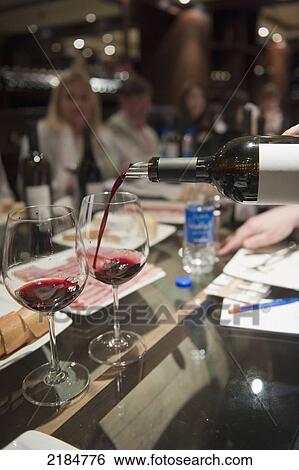 Stock Photograph - Wine Tasting At The Zumot Winery Shop, Amman, Jordan, Middle East. Fotosearch