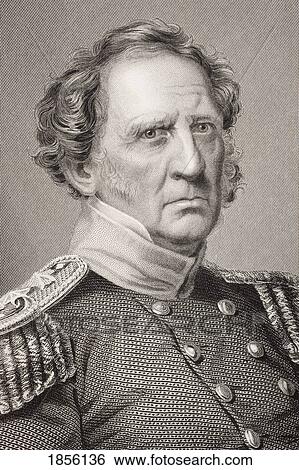 Winfield Scott 1786 To 1866. Union General During American Civil War. From The Book Gallery Of Historical Portraits Published C. 1880. View Large Photo Image Stock Photograph - Winfield Scott 1786 To 1866. Union General During American Civil War. From The Book Gallery Of Historical Portraits Published C. 1880.. Fotosearch