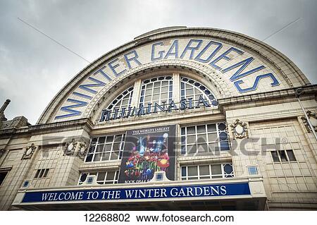 Stock Image - Winter Gardens; Blackpool, Lancashire, England. Fotosearch