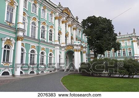 Stock Image - Winter Palace; St. Petersburg Russia. Fotosearch