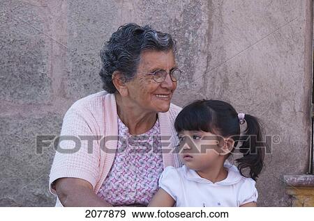 Stock Photo - Woman And Girl, Antigua, Sacatep. Fotosearch