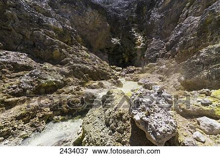 Stock Photo - Woman at Pangururan Hot Springs, North Sumatra, Indonesia. Fotosearch