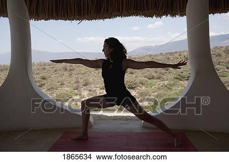 Woman Doing A Yoga Pose View Large Photo Image Picture - Woman Doing A Yoga Pose. Fotosearch