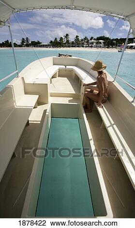 Woman In A Glass Bottom Boat View Large Photo Image Stock Image - Woman In A Glass Bottom Boat. Fotosearch