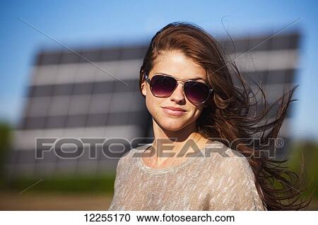 Stock Image - Woman in her 20. Fotosearch