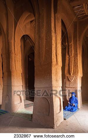 Woman In Mosque; Yaama, Niger View Large Photo Image Stock Photo - Woman In Mosque; Yaama, Niger. Fotosearch