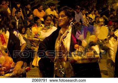 Woman In The Gran Entrada De Comadres Parade During The Carnaval Chapaco At Night, Tarija, Bolivia View Large Photo Image Stock Image - Woman In The Gran Entrada De Comadres Parade During The Carnaval Chapaco At Night, Tarija, Bolivia. Fotosearch