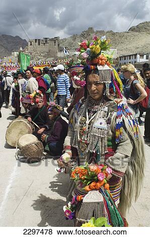 Woman of the Dard ethnic group during the opening parade of the Ladakh Festival. The Ladakh Festival is held every year in the first two weeks of September and celebrates local culture through dance and sport. Ladakh, Province of Jammu and Kashmir, Indi View Large Photo Image Stock Photo - Woman of the Dard ethnic group during the opening parade of the Ladakh Festival. The Ladakh Festival is held every year in the first two weeks of September and celebrates local culture through dance and sport. Ladakh, Province of Jammu and Kashmir, Indi. Fotosearch