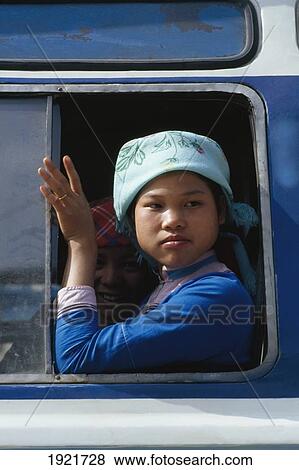 Woman On Train View Large Photo Image Stock Photo - Woman On Train. Fotosearch