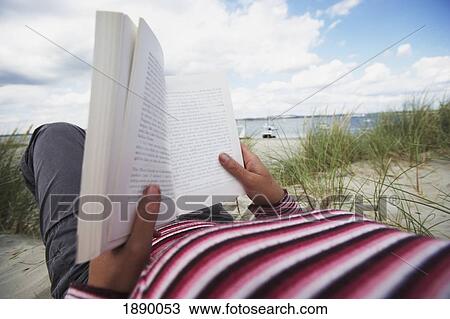 Woman Reading On Beach View Large Photo Image Stock Image - Woman Reading On Beach. Fotosearch