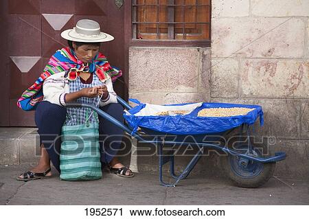 Woman selling chickpeas, Sucre, Chuquisaca Department, Bolivia View Large Photo Image Stock Image - Woman selling chickpeas, Sucre, Chuquisaca Department, Bolivia. Fotosearch