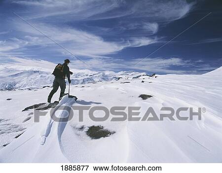 Woman Walking In The Sierra Nevada Mountains View Large Photo Image Stock Photo - Woman Walking In The Sierra Nevada Mountains. Fotosearch
