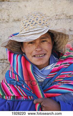 Woman Wearing Traditional Blanket View Large Photo Image Stock Image - Woman Wearing Traditional Blanket. Fotosearch