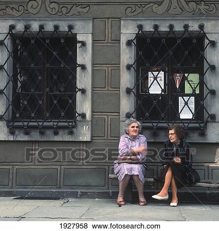 Stock Photo - Woman With Cart.. Fotosearch