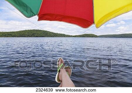Woman's Feet In Flip-Flops Under A Sun Umbrella, Ontario, Canada View Large Photo Image Stock Photo - Woman's Feet In Flip-Flops Under A Sun Umbrella, Ontario, Canada. Fotosearch