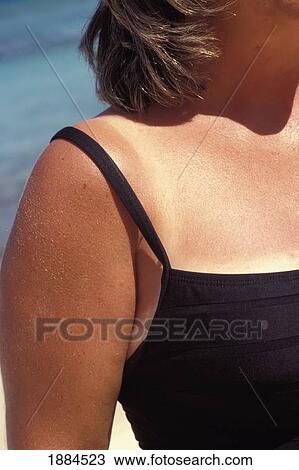 Woman's Tan Line, Close Up View Large Photo Image Stock Image - Woman's Tan Line, Close Up. Fotosearch