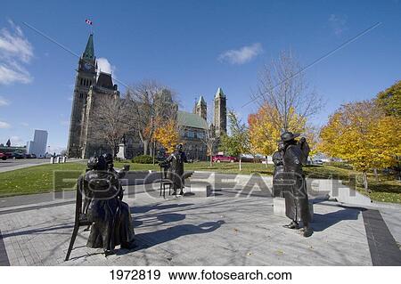 Women Are Persons Statue On Parliament Hill, Ottawa, Ontario, Canada View Large Photo Image Stock Photo - Women Are Persons Statue On Parliament Hill, Ottawa, Ontario, Canada. Fotosearch