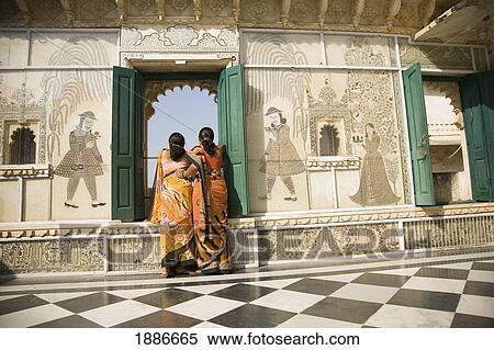 Women Looking At Lake Pichola From City Palace View Large Photo Image Stock Photography - Women Looking At Lake Pichola From City Palace. Fotosearch