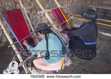 Women weaving wool, Jatun Yampara Indigenous Community, Chuquisaca Department, Bolivia View Large Photo Image Stock Image - Women weaving wool, Jatun Yampara Indigenous Community, Chuquisaca Department, Bolivia. Fotosearch