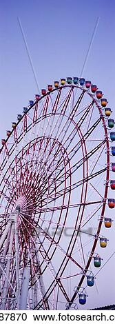 Wonder Wheel At Palette Town, Close Up View Large Photo Image Stock Image - Wonder Wheel At Palette Town, Close Up. Fotosearch
