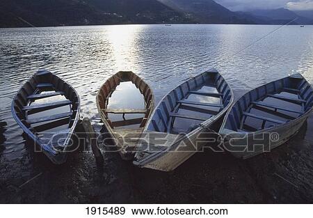 Wooden Boats Filled With Water View Large Photo Image Stock Photo - Wooden Boats Filled With Water. Fotosearch