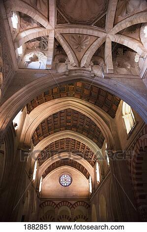 Wooden Ceiling In The Cathedral Of Our Lady Of The Assumption (Great Mosque Of Cordoba); Cordoba, Andalusia, Spain View Large Photo Image Stock Image - Wooden Ceiling In The Cathedral Of Our Lady Of The Assumption (Great Mosque Of Cordoba); Cordoba, Andalusia, Spain. Fotosearch