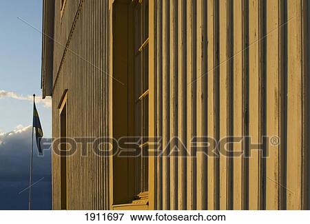 Stock Photo - Wooden House On Uto Island, Haninge, Stockholm, Sweden. Fotosearch