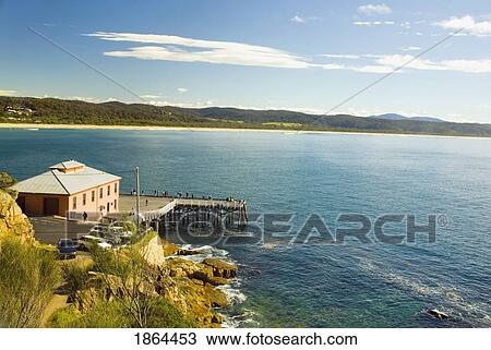 Wooden Pier, Tathra, Australia View Large Photo Image Stock Image - Wooden Pier, Tathra, Australia. Fotosearch