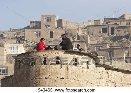 Workers Restoring The Northern Garden Walls At Bagh-I-Babur Shah (Babur's Garden) - Kabul,, Afghanistan View Large Photo Image Stock Image - Workers Restoring The Northern Garden Walls At Bagh-I-Babur Shah (Babur's Garden) - Kabul,, Afghanistan. Fotosearch