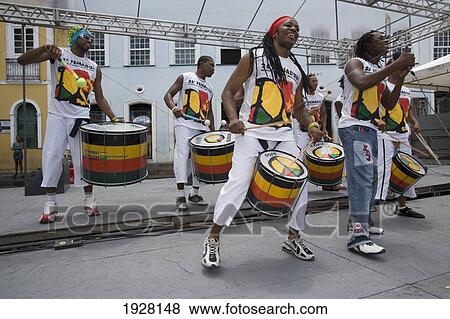 World Renowned Afrobloc Group Olodum View Large Photo Image Stock Photo - World Renowned Afrobloc Group Olodum. Fotosearch