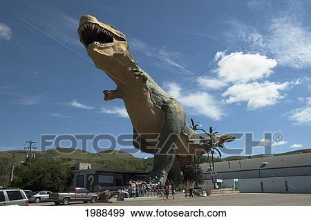 World's Largest Dinosaur, Drumheller, Alberta, Canada View Large Photo Image Stock Photo - World's Largest Dinosaur, Drumheller, Alberta, Canada. Fotosearch