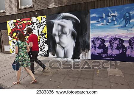 World's top graffiti artists show their legally produced art work, collectively called See No Evil, on the street at Europe's biggest street art festival; Bristol, England View Large Photo Image Stock Photograph - World's top graffiti artists show their legally produced art work, collectively called See No Evil, on the street at Europe's biggest street art festival; Bristol, England. Fotosearch