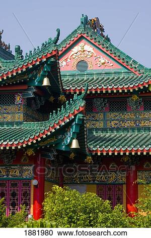 Stock Image - Wun Chuen Sin Koon Temple. Fotosearch