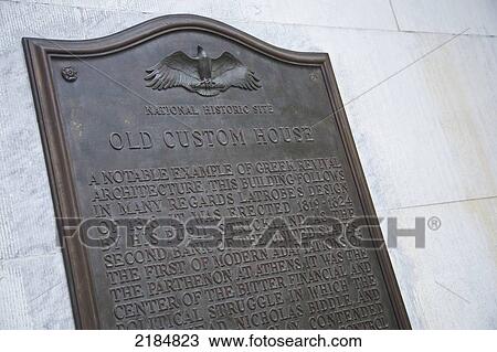 Stock Image - &#Xa; The Old Custom House, &#Xa; Philadelphia, Pennyslvannia, Usa, &#Xa; @Jenny Acheson/Axiom&#Xa. Fotosearch