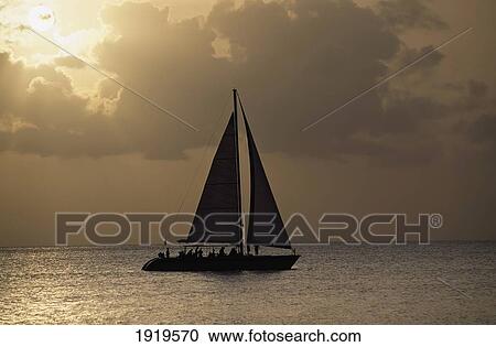 Stock Image - Yacht. Fotosearch