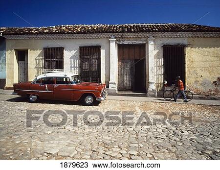 Yank Tank, Old American Car On Street View Large Photo Image Stock Image - Yank Tank, Old American Car On Street. Fotosearch