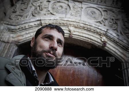 Stock Photo - Yazidi Man In The Village Of Lalish, Burial Place Of The Main Figure In The Yazidi Faith, Iraqi Kurdistan, Iraq. Fotosearch