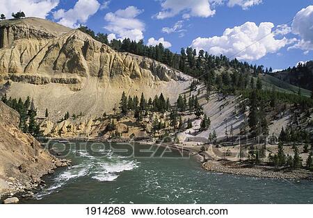 Stock Photo - Yellowstone River. Fotosearch