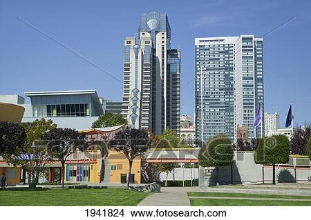 Yerba Buena Gardens; San Francisco California United States Of America View Large Photo Image Picture - Yerba Buena Gardens; San Francisco California United States Of America. Fotosearch