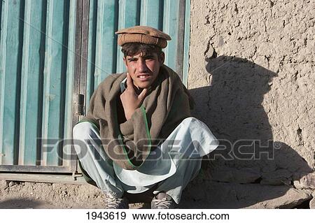 Stock Photo - Young Afghan Man In Jalrez, Vardak Province, Afghanistan. Fotosearch