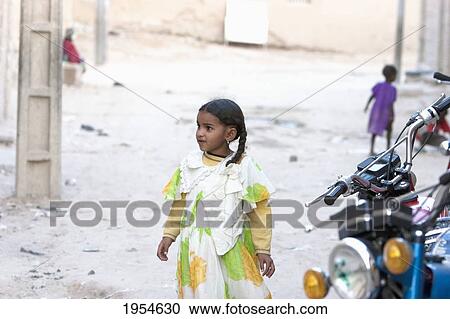 Stock Image - Young girl, Timbuktu, Mali. Fotosearch
