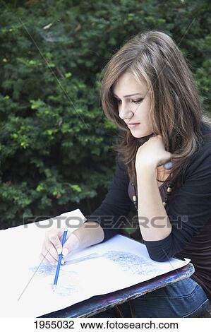 Stock Image - Young Woman, Sarajevo, Bosnia And Herzegovina. Fotosearch